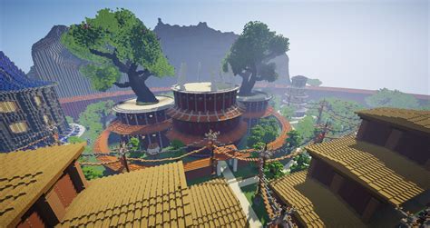 hidden leaf village minecraft.